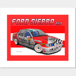 GrA Ford Sierra Sapphire RS Cosworth 4X4 Posters and Art